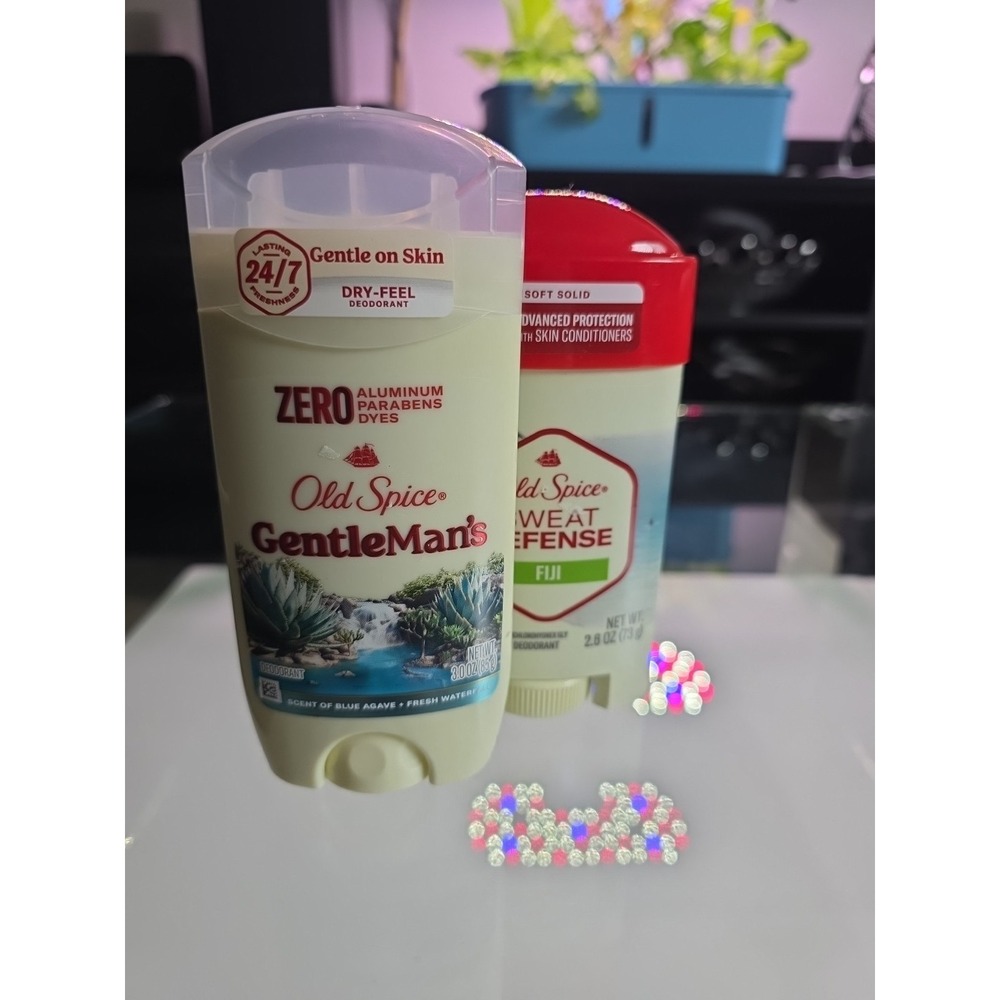 Pack 2 Old Spice Deodorant & Antiperspirant – Gentleman's 3.2oz + Sweat‎ Defense